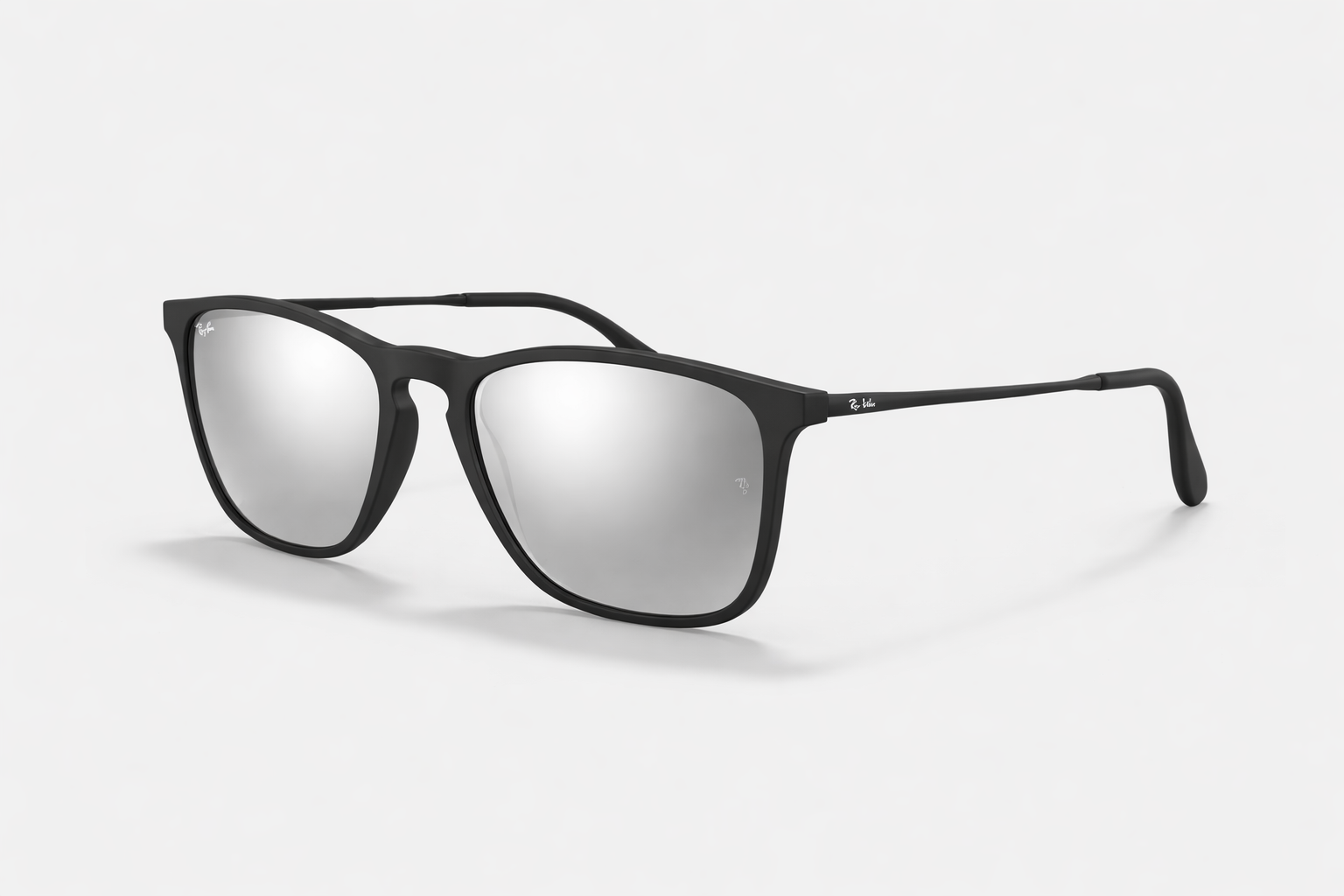 Rayban chris Silver Flash Polarized