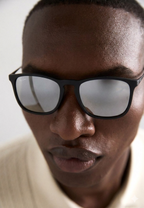 Rayban chris Silver Flash Polarized