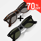 WAYFARER BLACK + BROWN